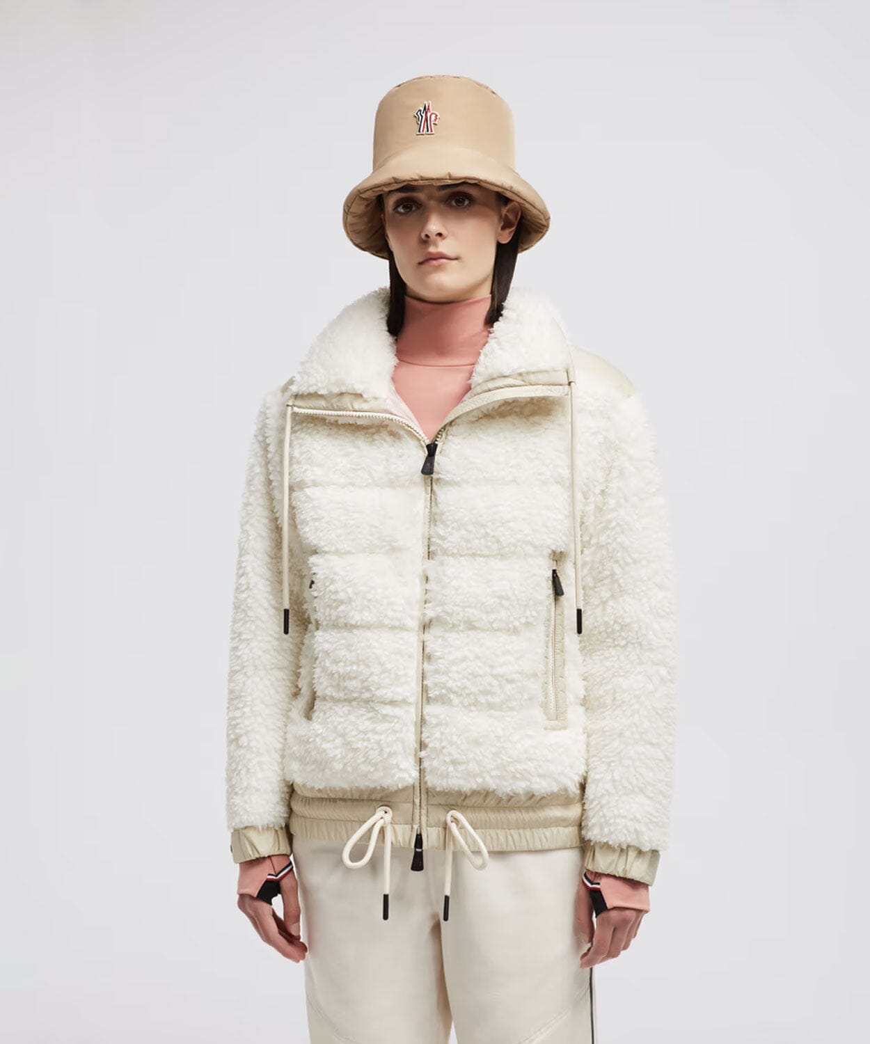 Moncler - Women's Padded Teddy Zip-Up Cardigan Jackets Moncler 