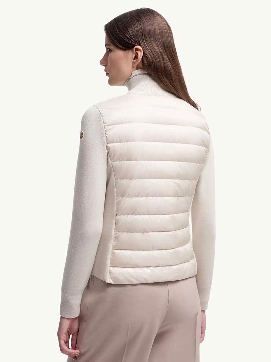 Moncler - Women's Padded Wool Cardigan Unclassified Moncler 