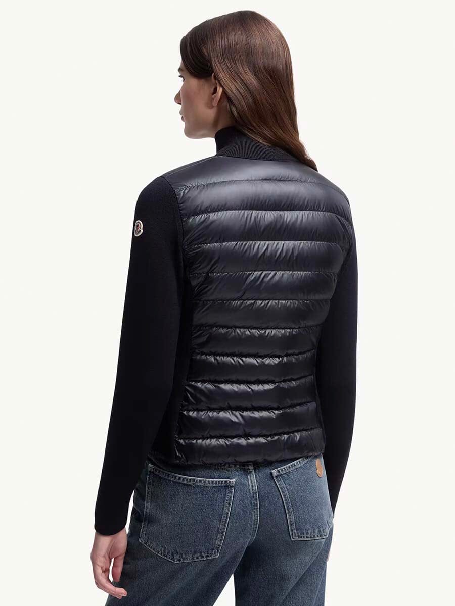 Moncler - Women's Padded Wool Cardigan Unclassified Moncler 