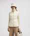 Moncler - Women's Padded Wool Zip-Up Cardigan Jacket Moncler White XS 