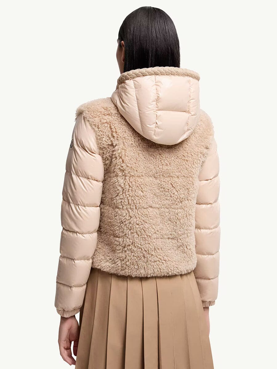 Moncler - Women's Plantay Hooded Teddy Short Down Jacket Unclassified Moncler 