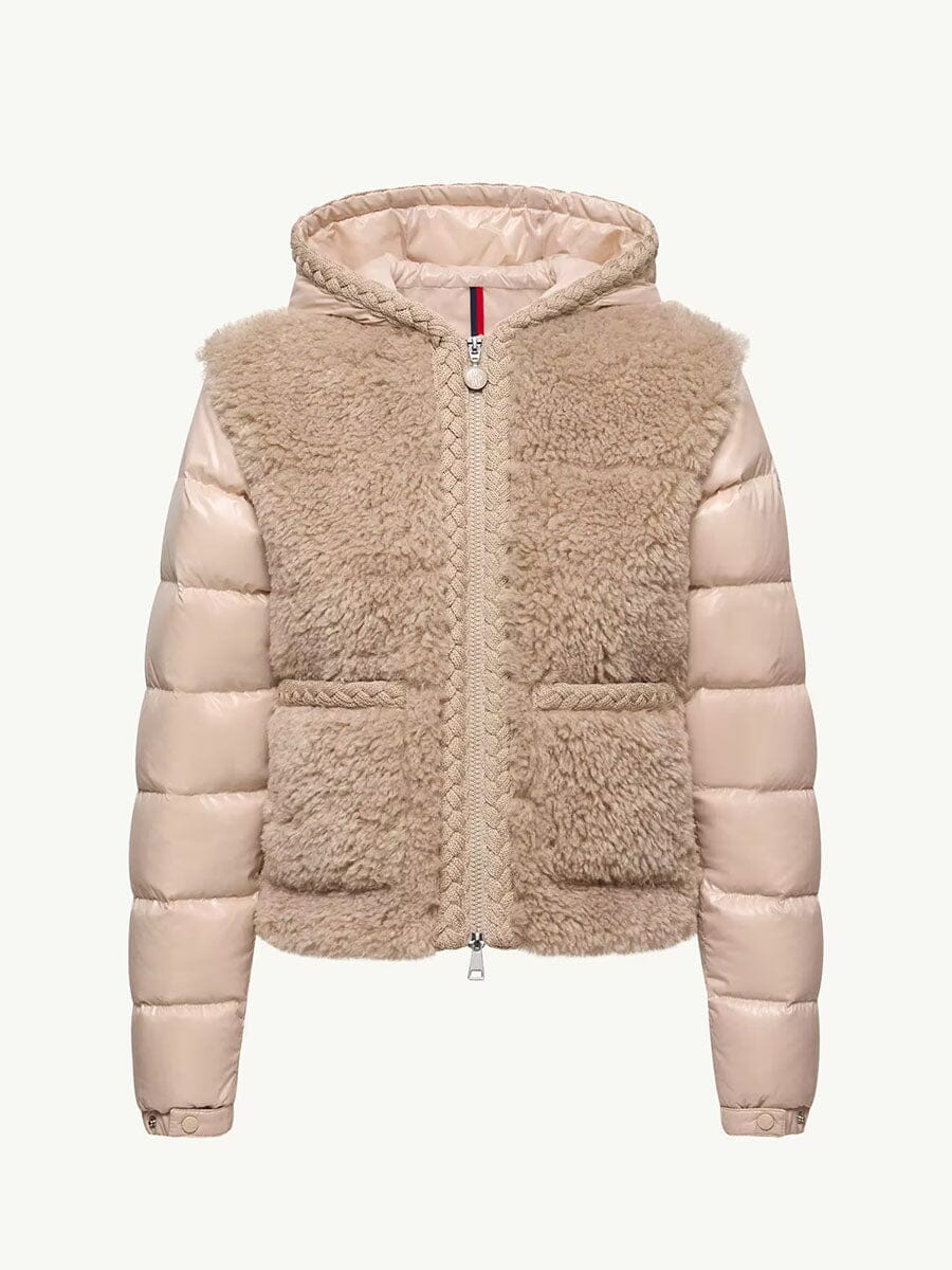 Moncler - Women's Plantay Hooded Teddy Short Down Jacket Unclassified Moncler 