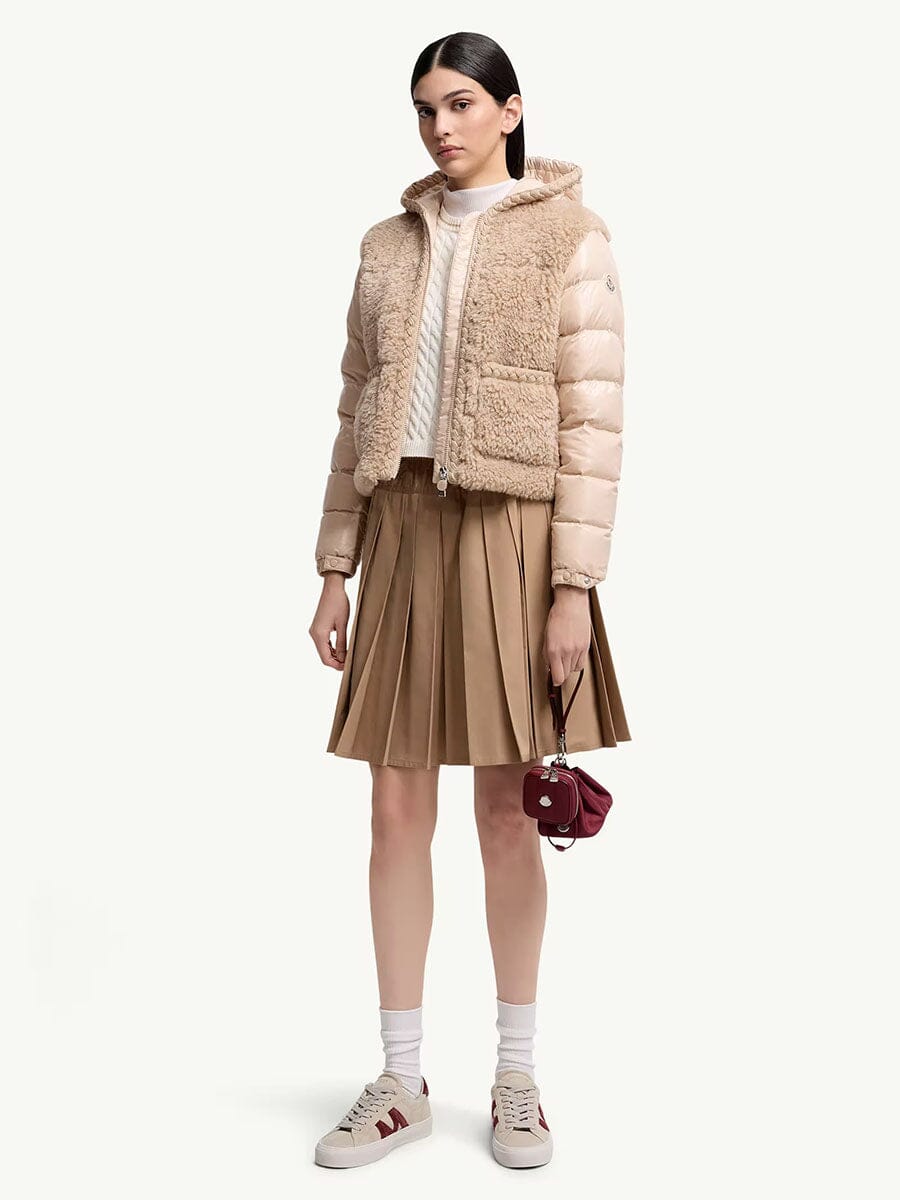 Moncler - Women's Plantay Hooded Teddy Short Down Jacket Unclassified Moncler 