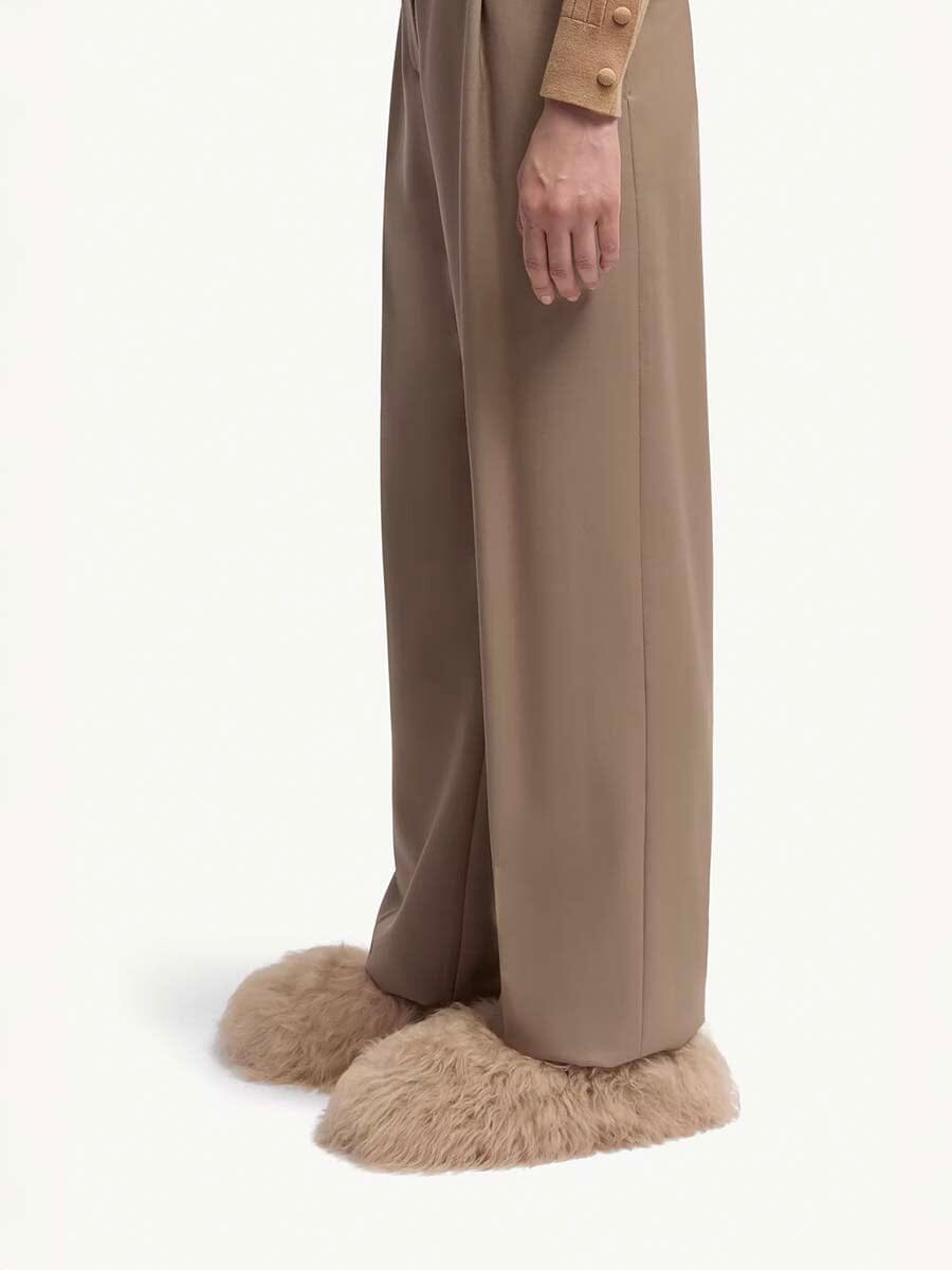 Moncler - Women's Wool Gabardine Tailored Pants Unclassified Moncler 