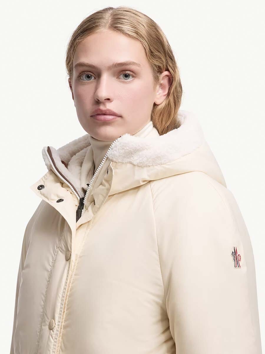 Moncler - Women's Yushan Reversible Teddy Short Padded Jacket Unclassified Moncler 