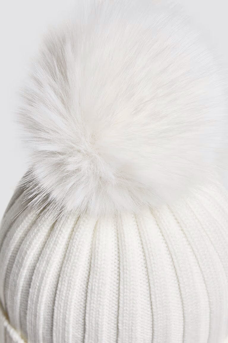 Moncler - Wool Beanie with Pom Pom Unclassified Moncler 