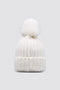 Moncler - Wool Beanie with Pom Pom Unclassified Moncler 