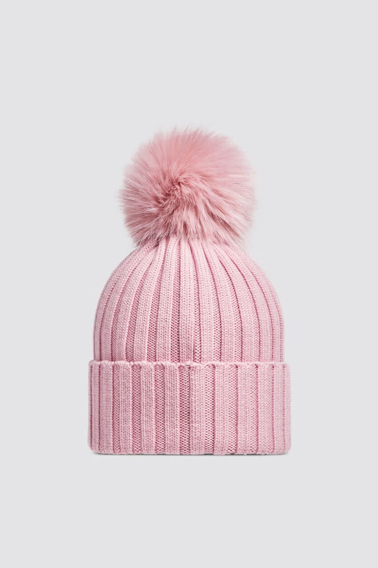 Moncler - Wool Beanie with Pom Pom Unclassified Moncler 