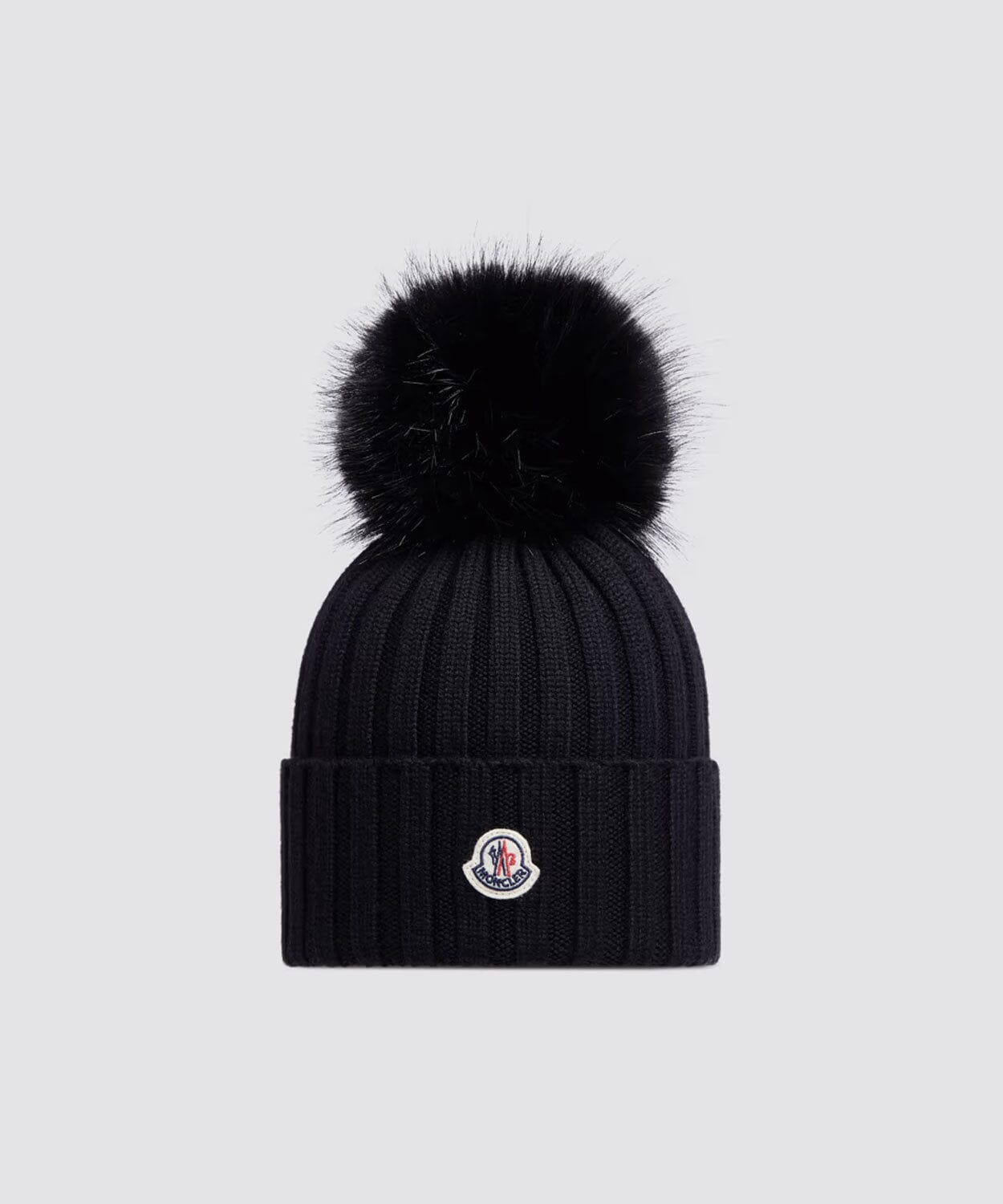 Moncler - Wool Beanie with Pom Pom Unclassified Moncler 