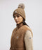 Moncler - Wool Beanie with Pom Pom Unclassified Moncler Beige 