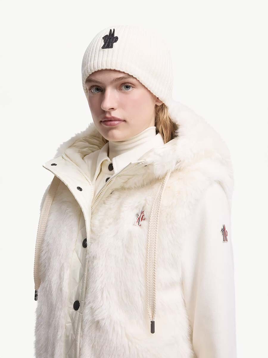 Moncler - Wool & Cashmere Beanie with Pom Pom Unclassified Moncler 