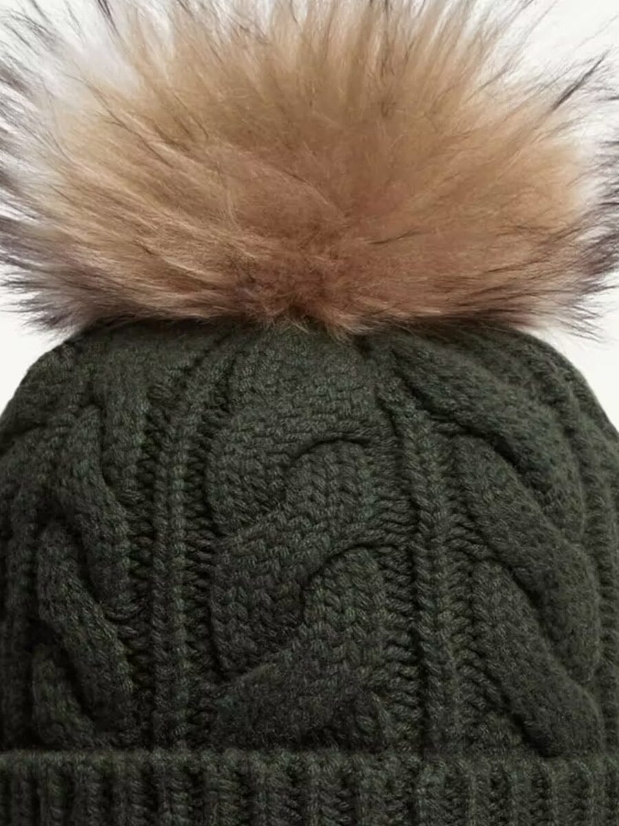 Moncler - Wool & Cashmere Beanie with Pom Pom Unclassified Moncler 