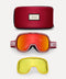 Monterossa Goggle Gloss Red Ski Goggles Tres 