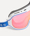 Monterossa Goggle Gloss White Blue Ski Goggles Tres 