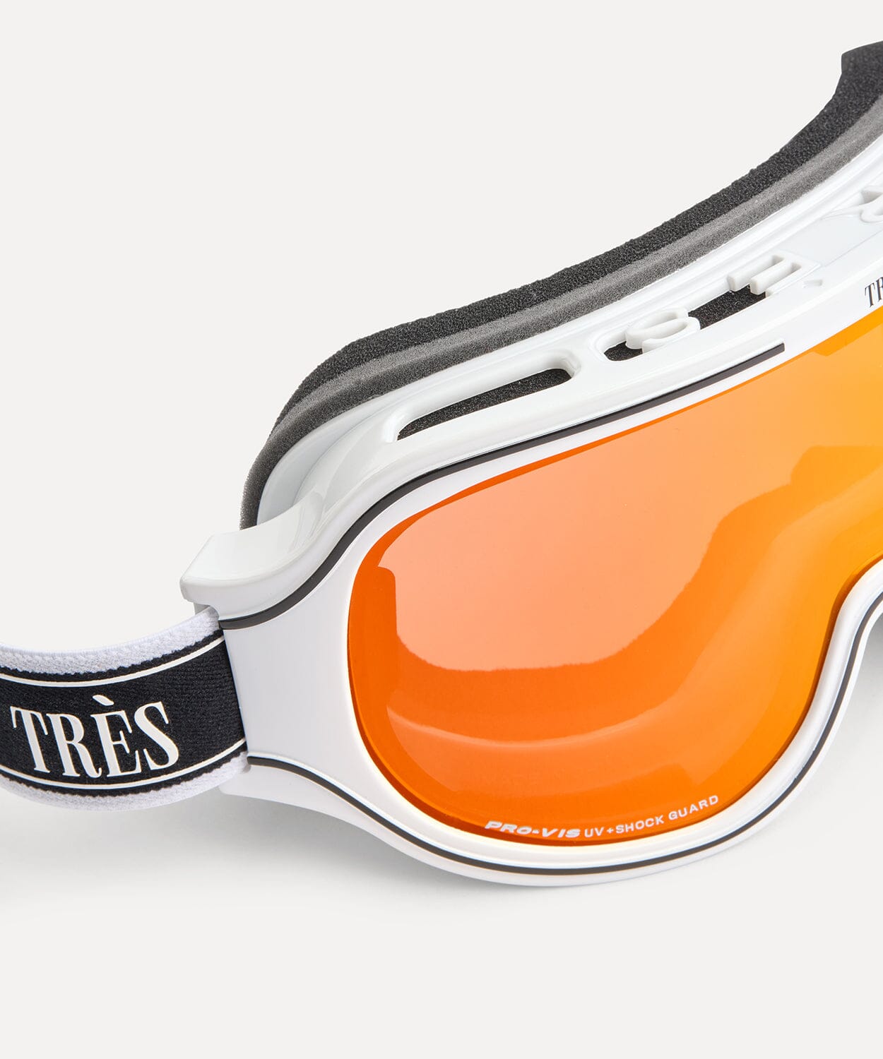 Monterossa Goggle Gloss White Ski Goggles Tres 