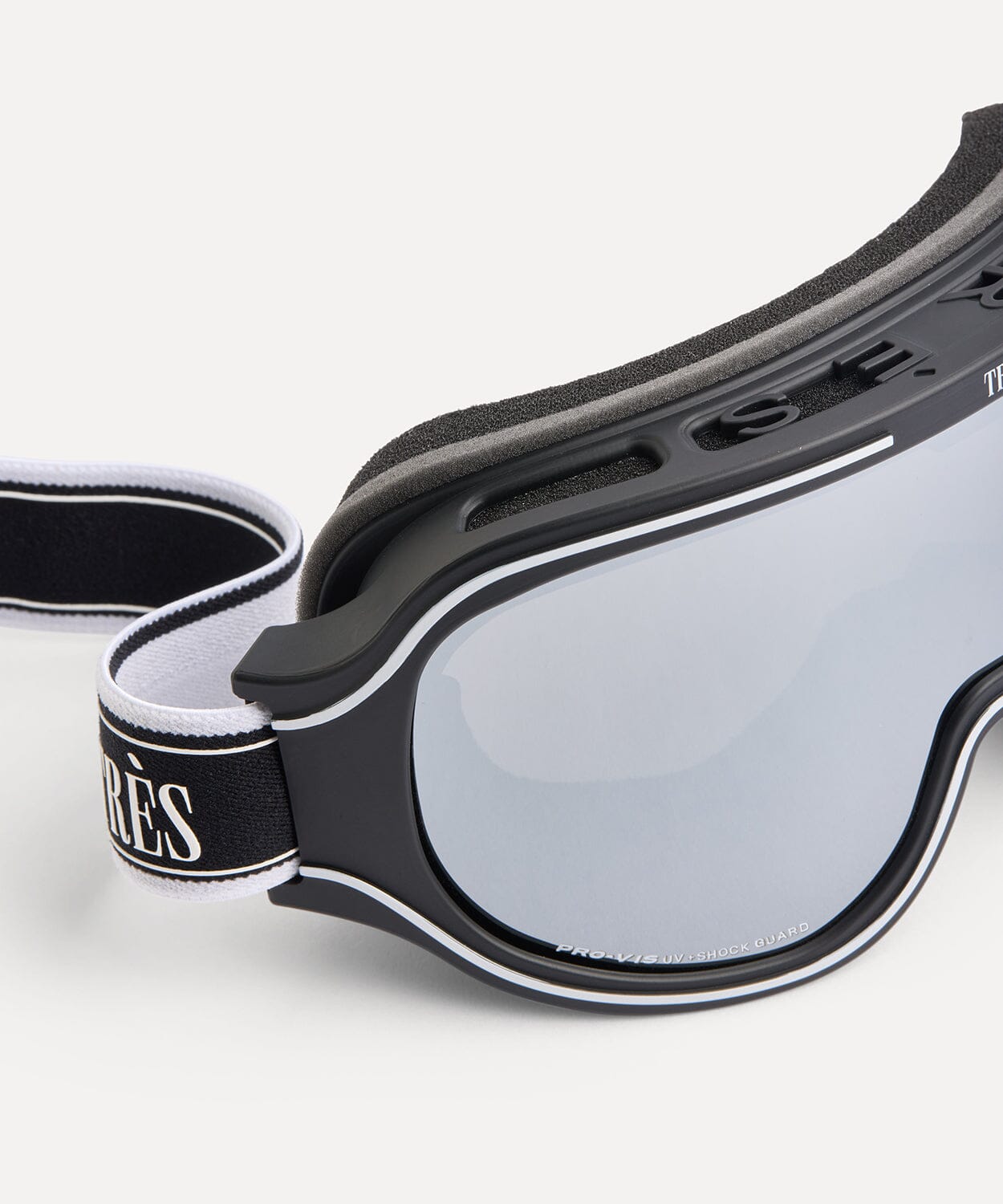 Monterossa Goggle Matt Black Ski Goggles Tres 