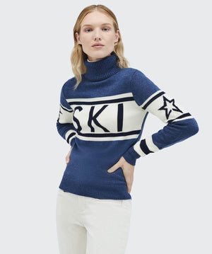 Perfect Moment - Women's Schild Sweater Sweaters | Knitwear Perfect Moment Dark Denim XS 
