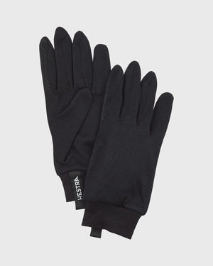 Silk Liner Touch Point - 5 Finger Hestra Black 11 