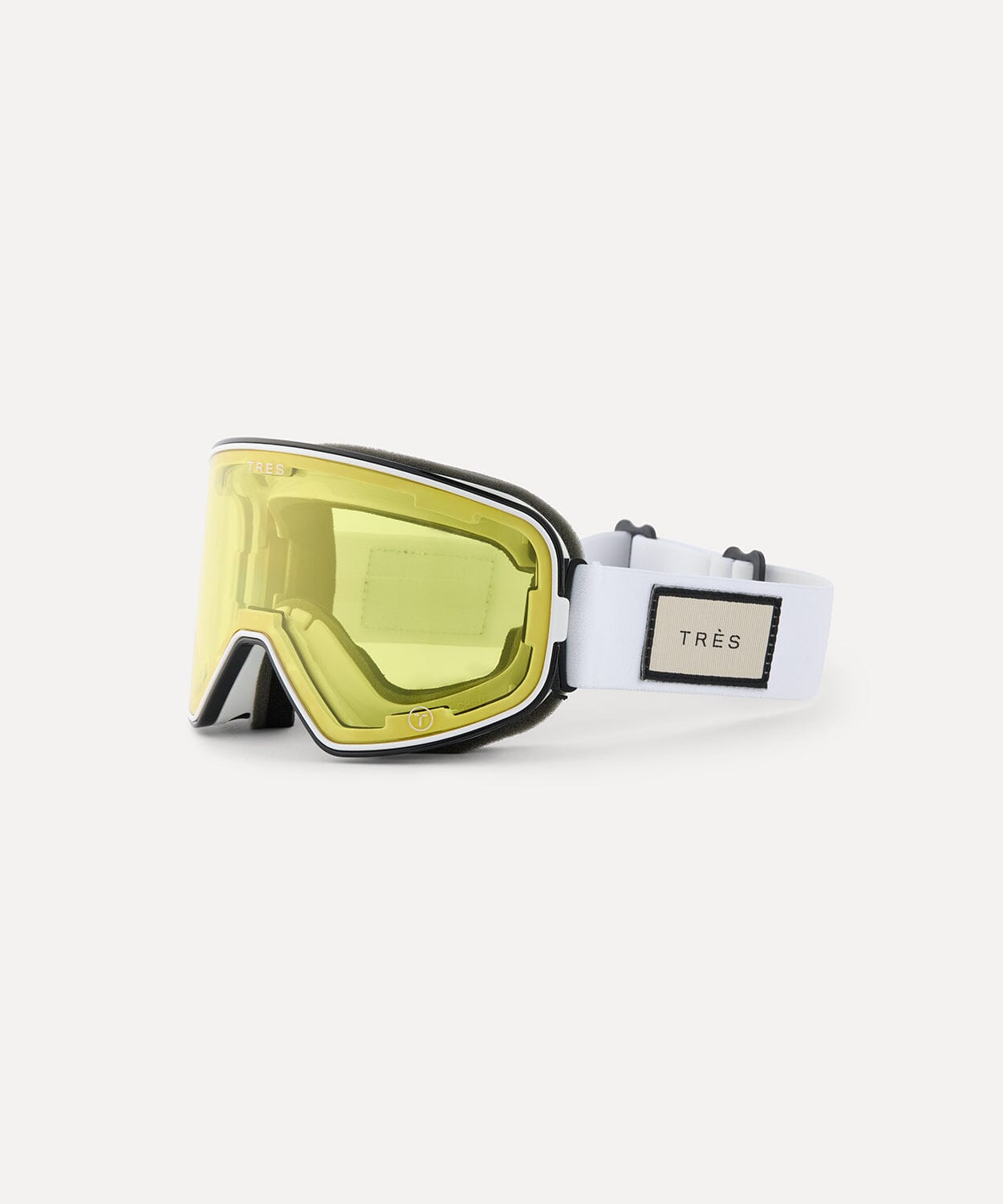 Valdez Goggle Gloss White Ski Goggles Tres 