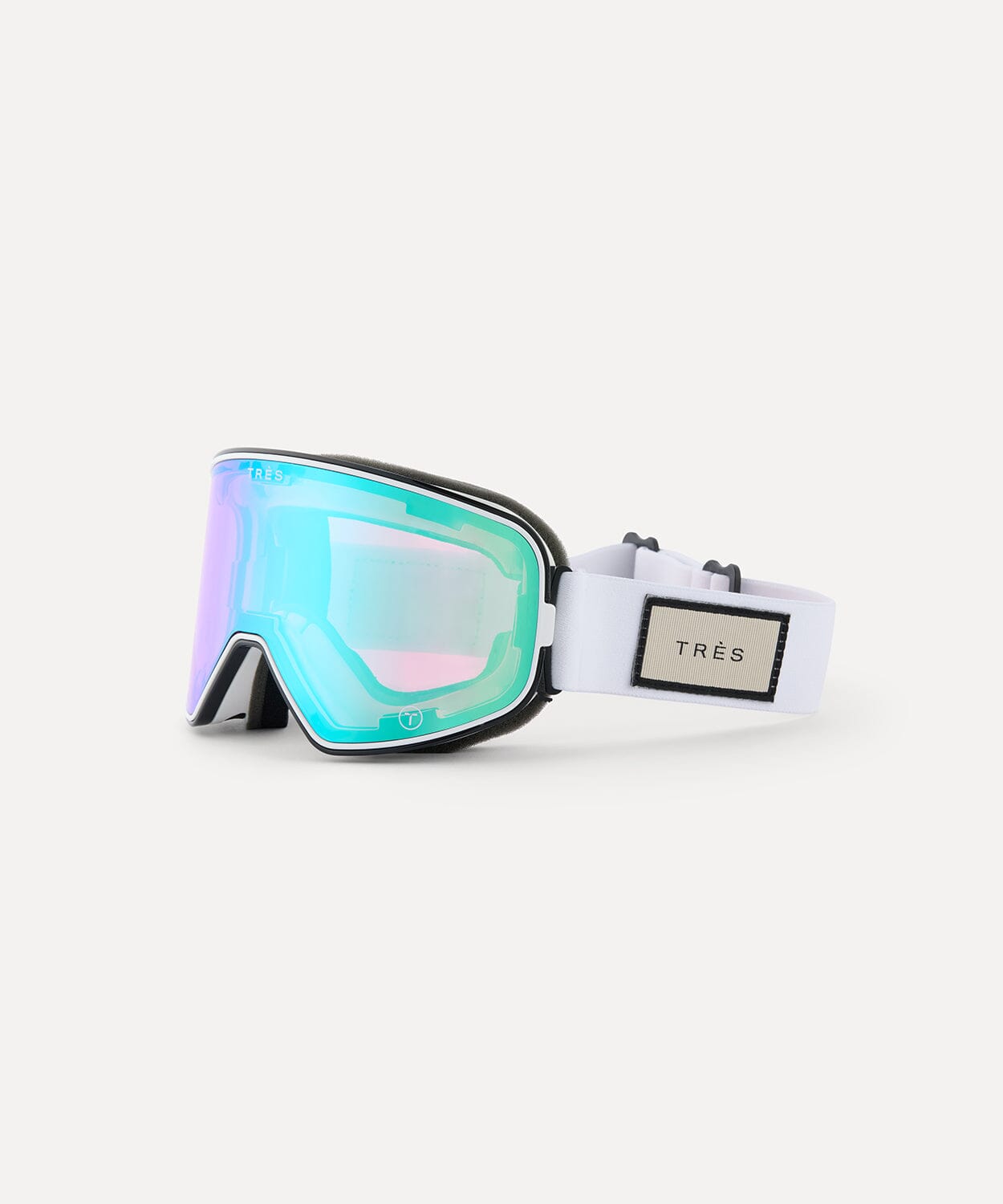 Valdez Goggle Gloss White Ski Goggles Tres 