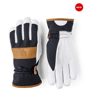 Voss CZone 5 finger Glove Gloves Hestra Black / Cork 6 