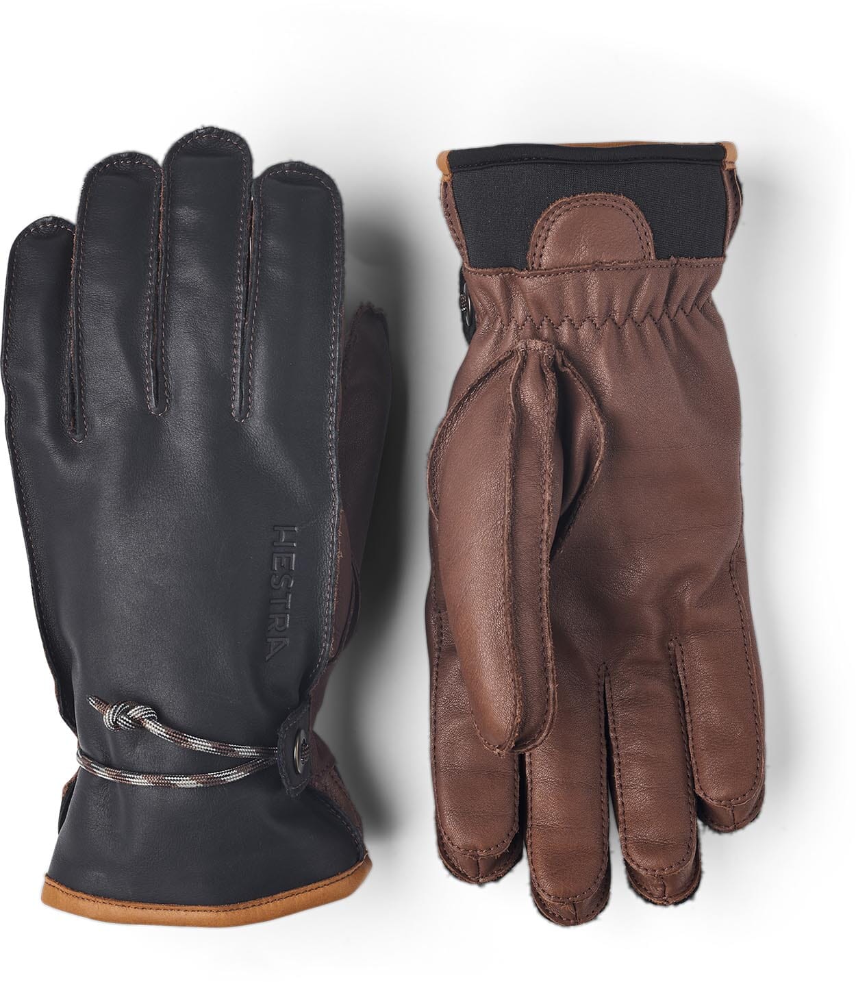 Wakayama 5 finger Glove Gloves Hestra Navy / Brown 6 