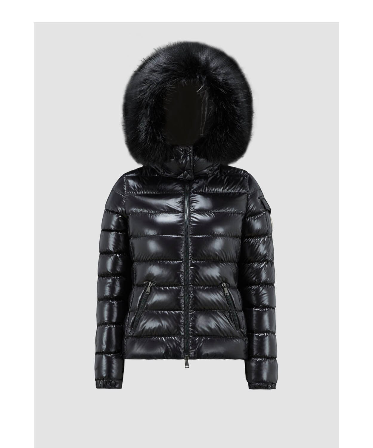 Moncler coat real fur on sale