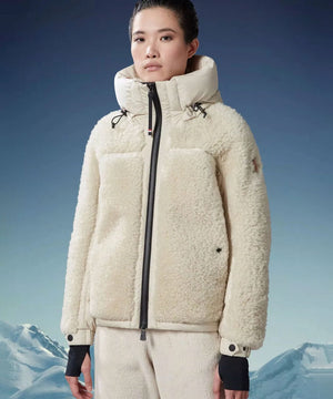 Women's Epicea Shearling Down Jacket Jackets Moncler Beige 0 