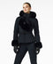 Women's Giselle Faux Border Ski Jacket Ski Jackets Goldbergh Black 40/L 