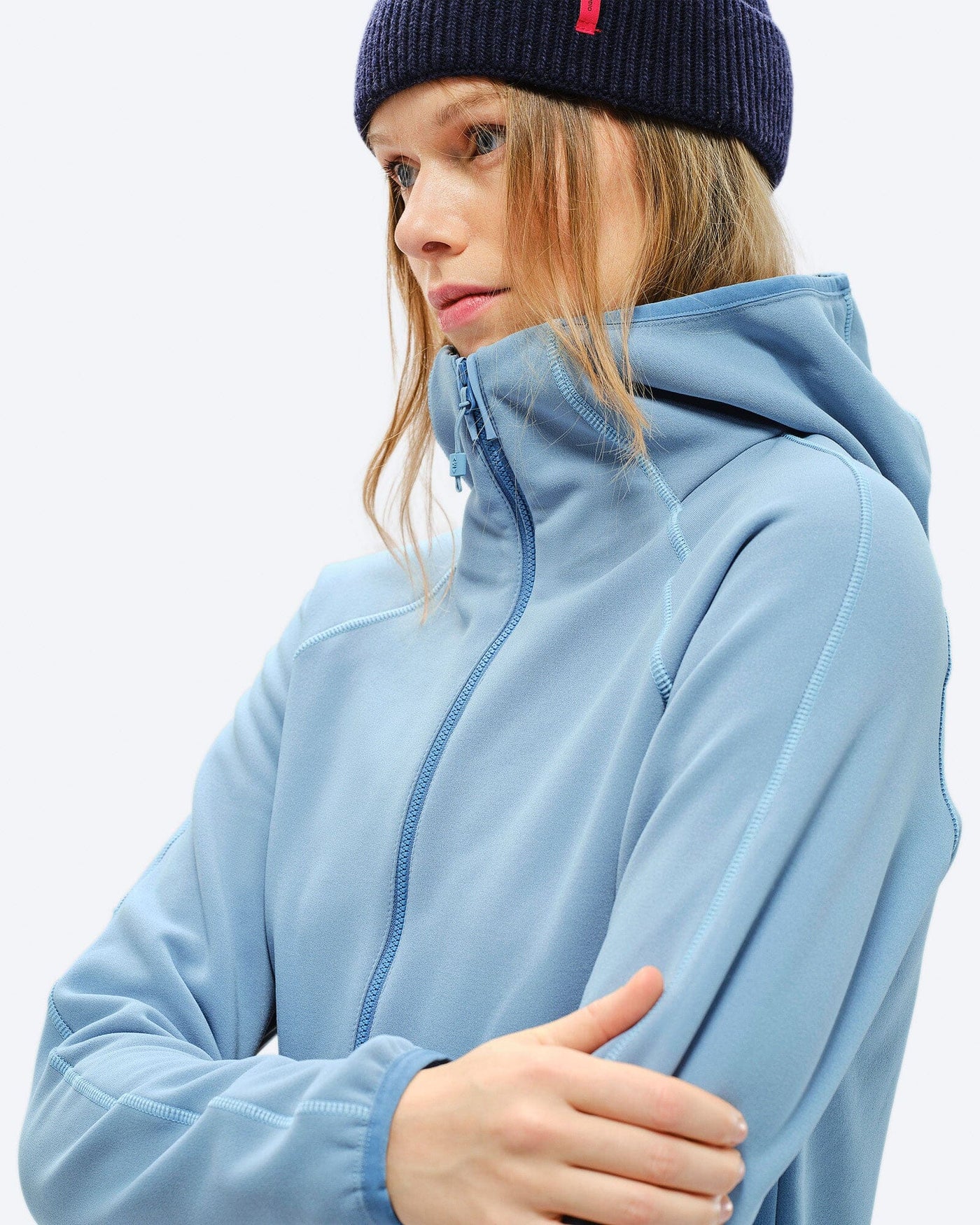 Women's M-2 Tech Fleece Hood Sweaters | Knitwear The Mountain Studio 