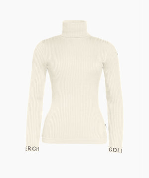 Women's Mira Long Sleeve Knit Sweater Sweaters | Knitwear Goldbergh Champagne XS 