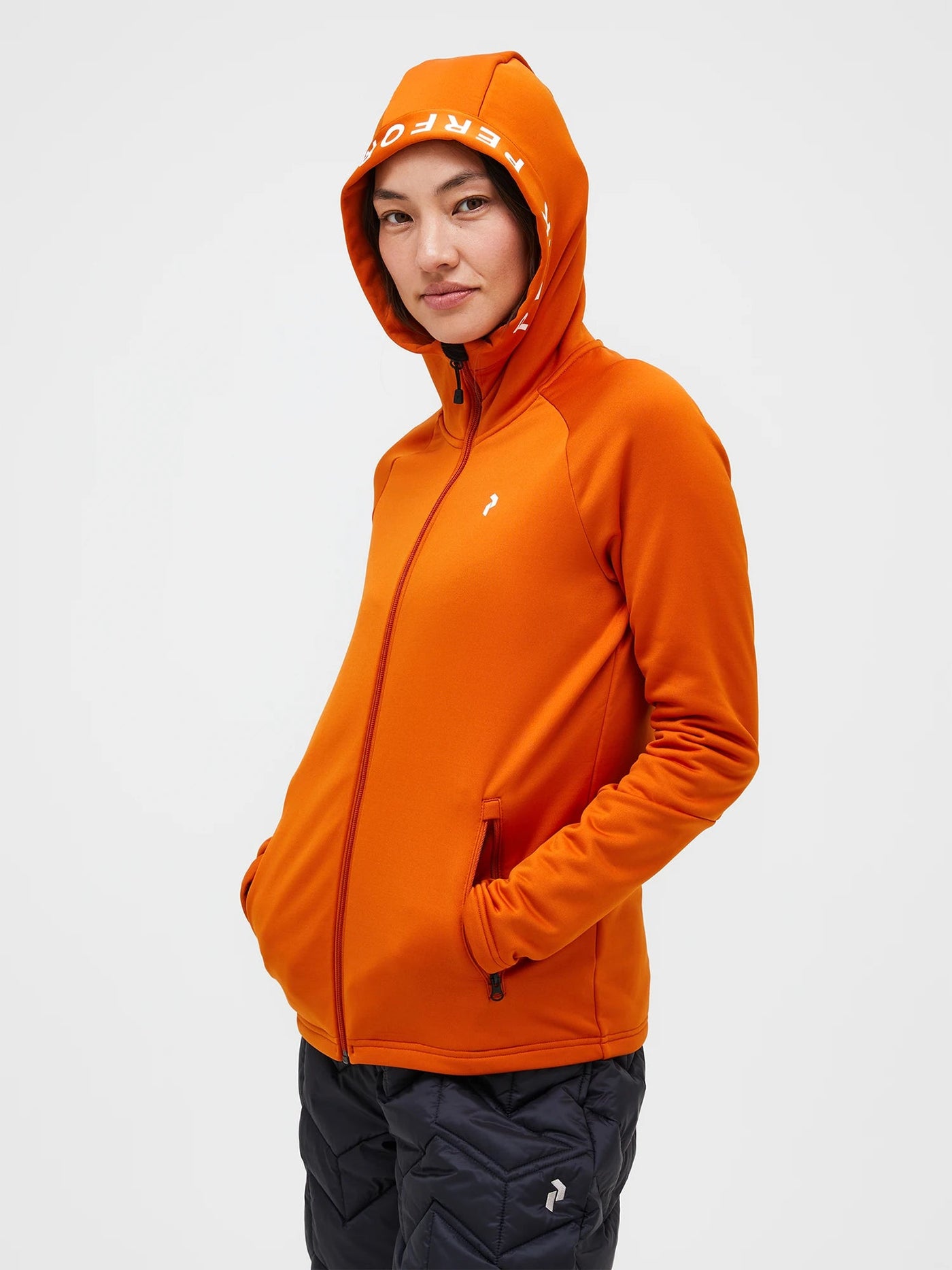 Women's Rider Zip Hood Mid-Layer Mid Layer Peak Performance 