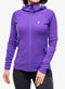 Women's Rider Zip Hood Mid-Layer Mid Layer Peak Performance Royal Purple XS 