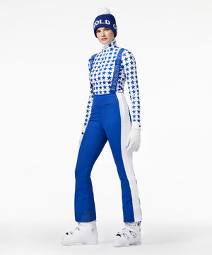 Women's Sportif Ski Pully Mid Layer Goldbergh Dazzling Blue L 