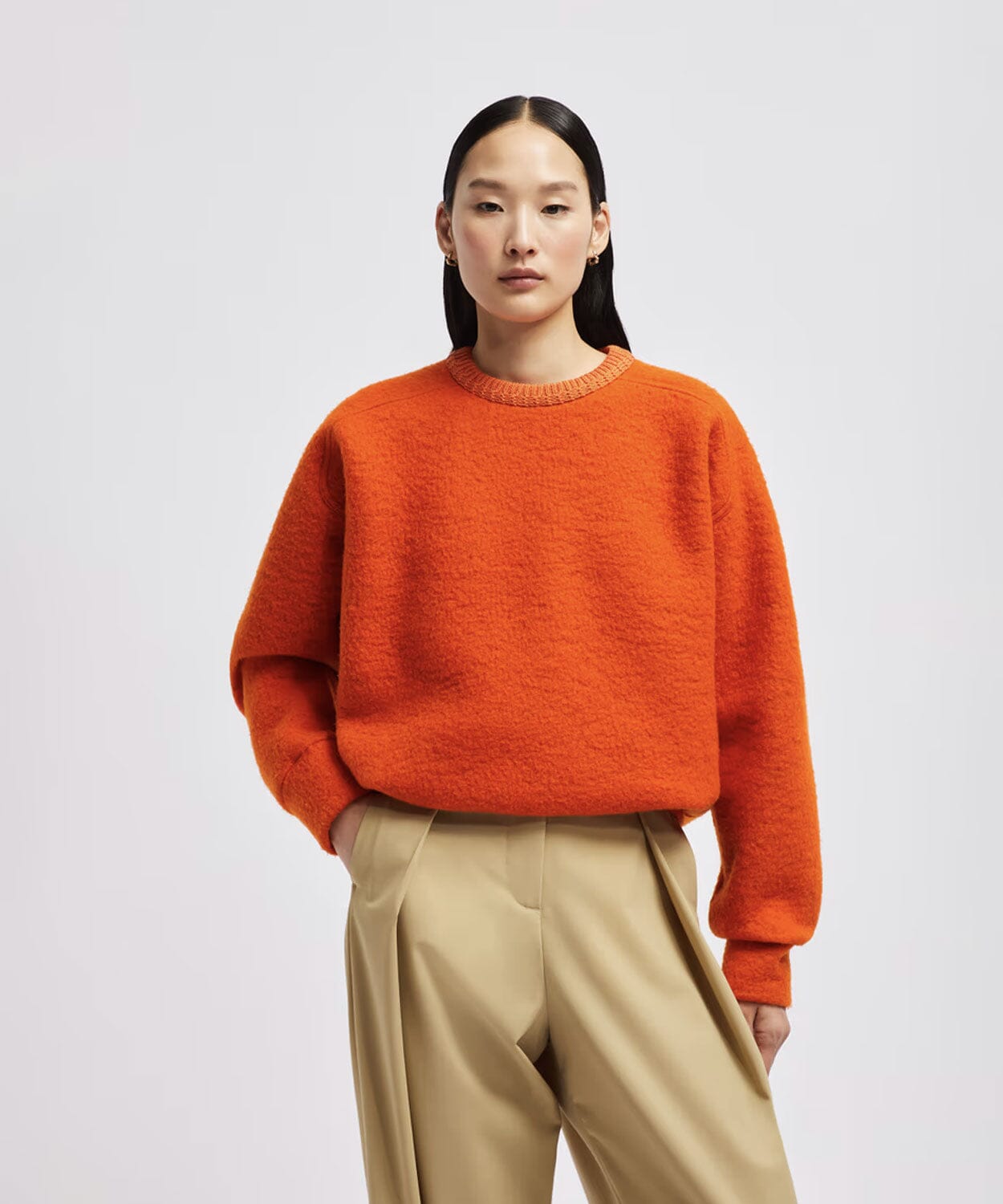 Women's Sweatshirt Sweaters | Knitwear Moncler Bright Orange XS 