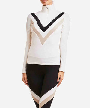 Women’s Voss Chevron ZipUp Base Layers | Thermals We Norwegians Cream S 