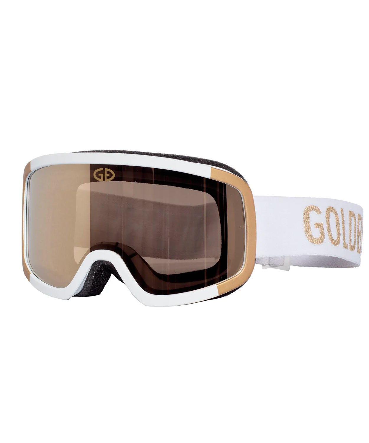 Eyecatcher Single Lens Goggle Ski Goggles Goldbergh White/Gold OS 