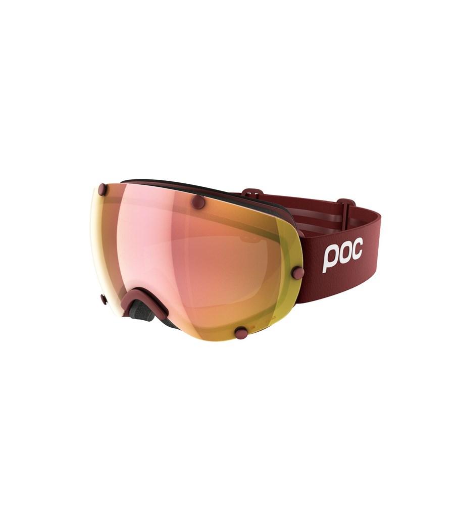 Lobes Clarity Ski Goggles POC Lactose Red/Spektris Rose Gold OS 