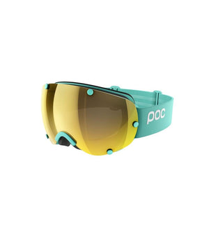 Lobes Clarity Ski Goggles POC Tin Blue/Spektris Gold - Asian Fit OS 