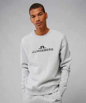 Men's Alpha Hood Sweaters | Knitwear J.Lindeberg Stone Grey M 