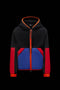 Mens Colourblock Hooded Fleece Jacket Sweaters | Knitwear Moncler 