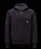 Men's Hooded Wool Zip Jacket Sweaters | Knitwear Moncler Dark Grey M 