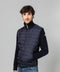 Men's Wool Knit Down Hybrid Jacket Lightweight Jackets Moncler Navy M 