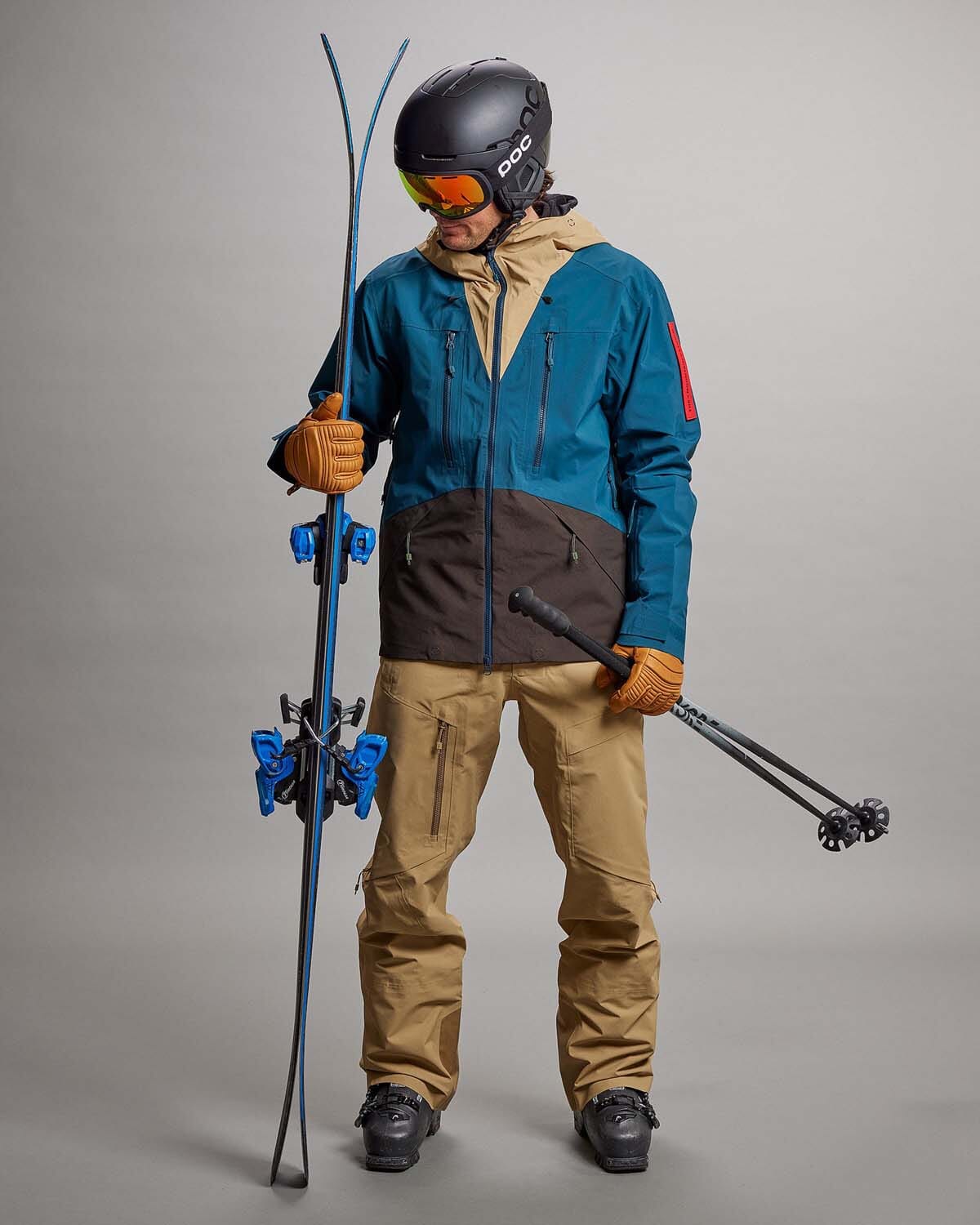 Men's Z-2 Gore-Tex Pro 3L Shell Jacket Ski Jackets The Mountain Studio Reflecting Pond S 