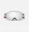 Tortin Dual Lens Goggle Ski Goggles Tres White - Silver | Yellow Lens OS 