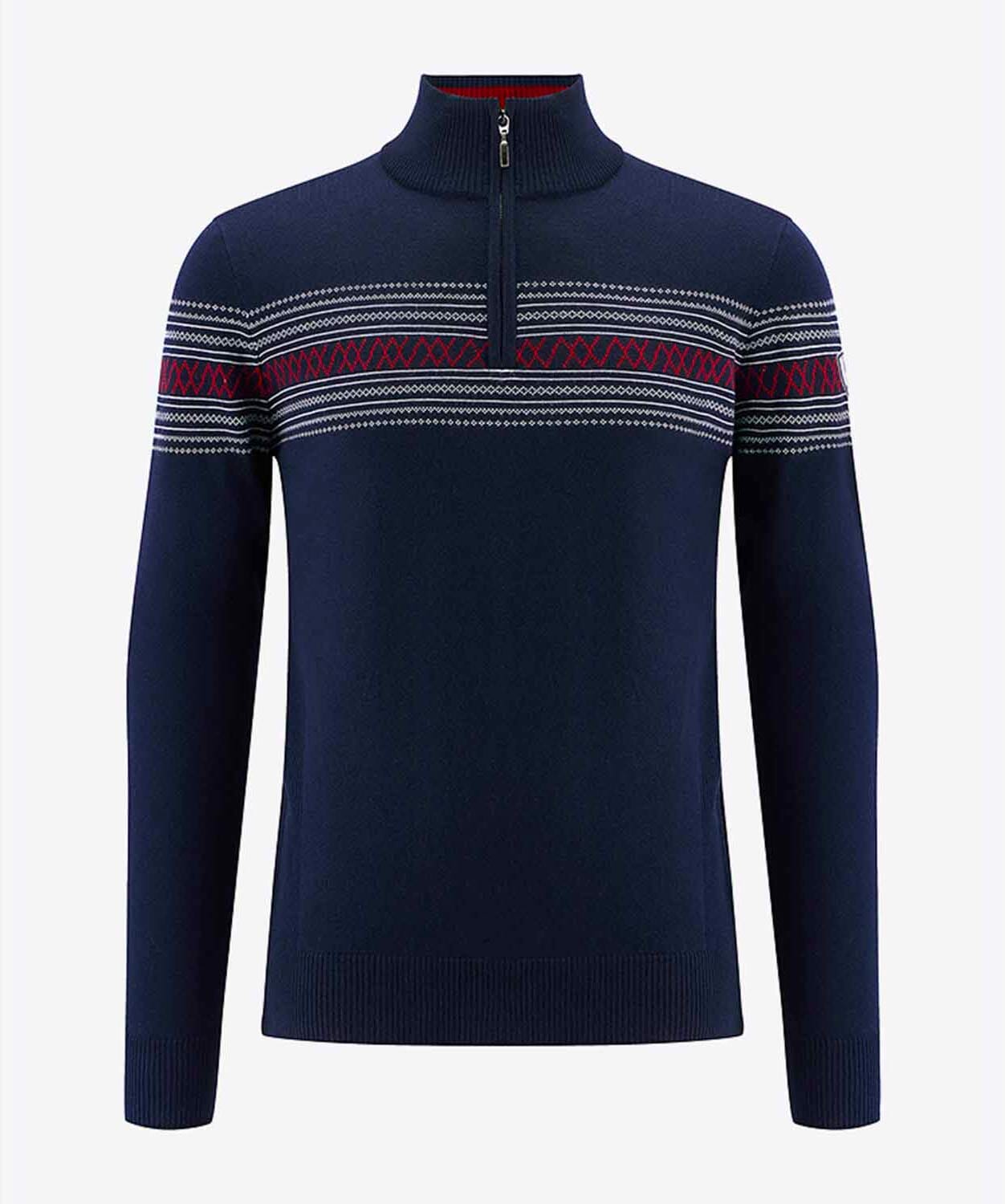 We Norwegians Men's Signature Zip-Up Sweaters | Knitwear We Norwegians Flag XL 