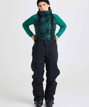 GS SNOWING Women's Insulated Snow Pants Waterproof Windproof Ski Bibs Black  XS : : Clothing, Shoes & Accessories