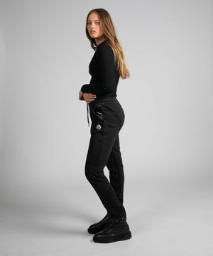 Womens Drawcord Nylon Cuff Pants Pants Moncler Black XS 