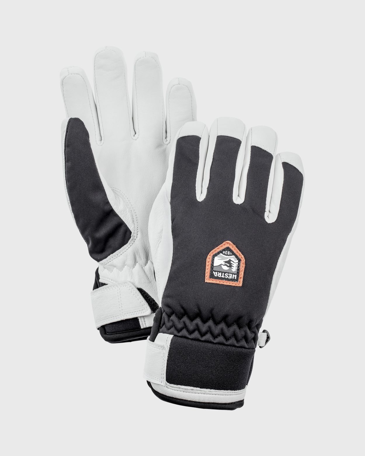 Womens Moje CZone Glove Gloves Hestra Black/White 6 