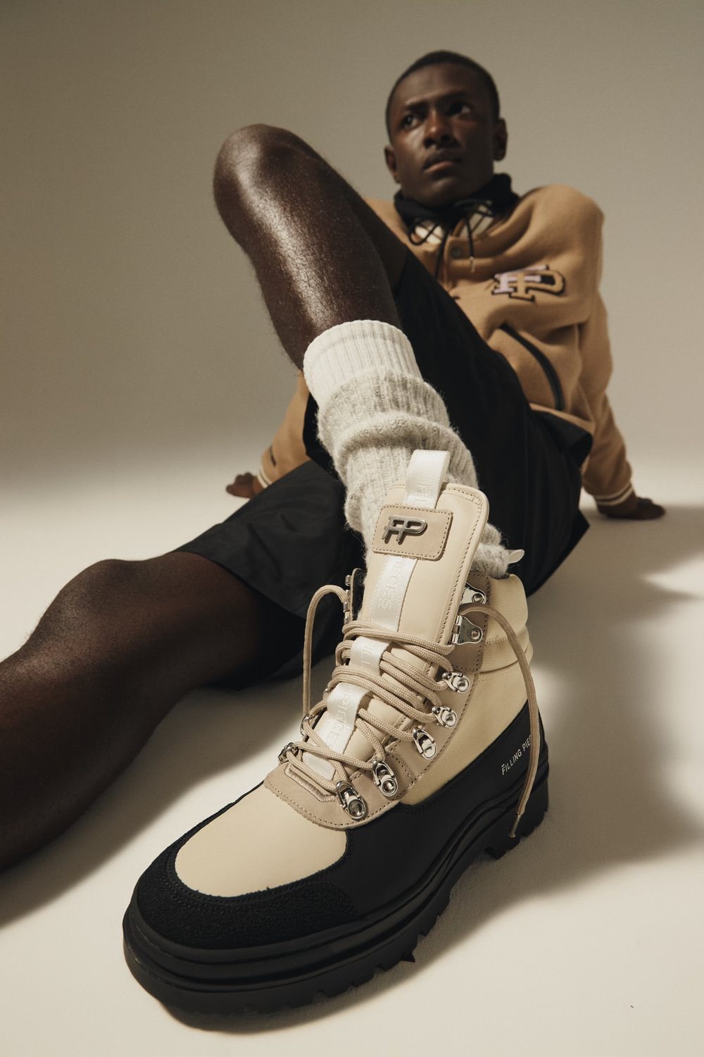 Women's Mountain Boot Mix Footwear Filling Pieces 